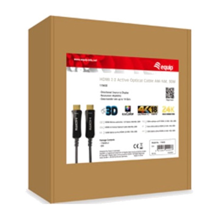 EQUIP Cavo HDMI a lunga distanza con connettori maschio 2.0