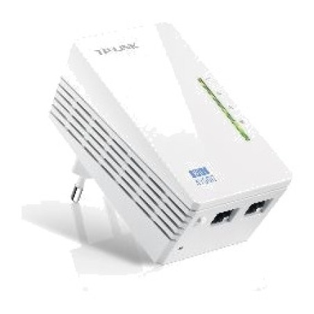 plc-sovitin sähköverkon kautta, wifi n ja 2 ethernet-porttia av600 n300