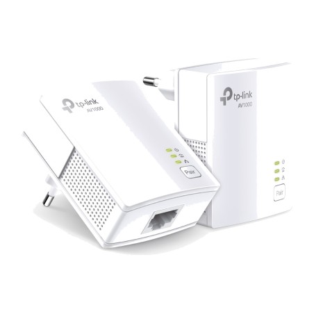 gigabit plc adapter kit, 2 adapters av1000 homeplug-av2