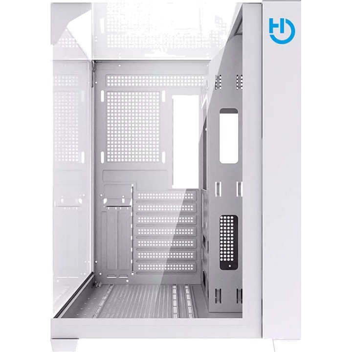 HIDITEC Caixa gaming ATX para PC com vidro temperado duplo e