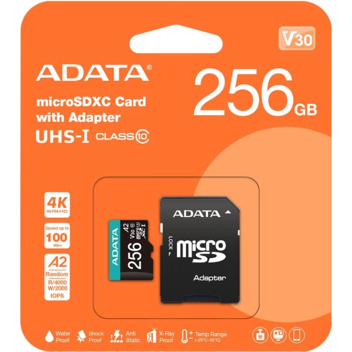 ADATA microSDXC memory card with SD adapter PREMIER-PRO