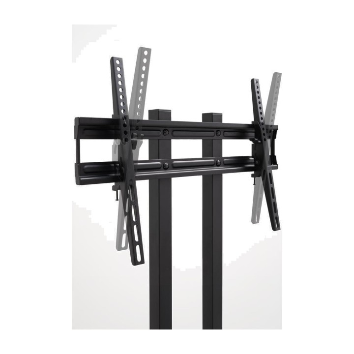 TOOQ Soporte de suelo con 7 alturas para televisor