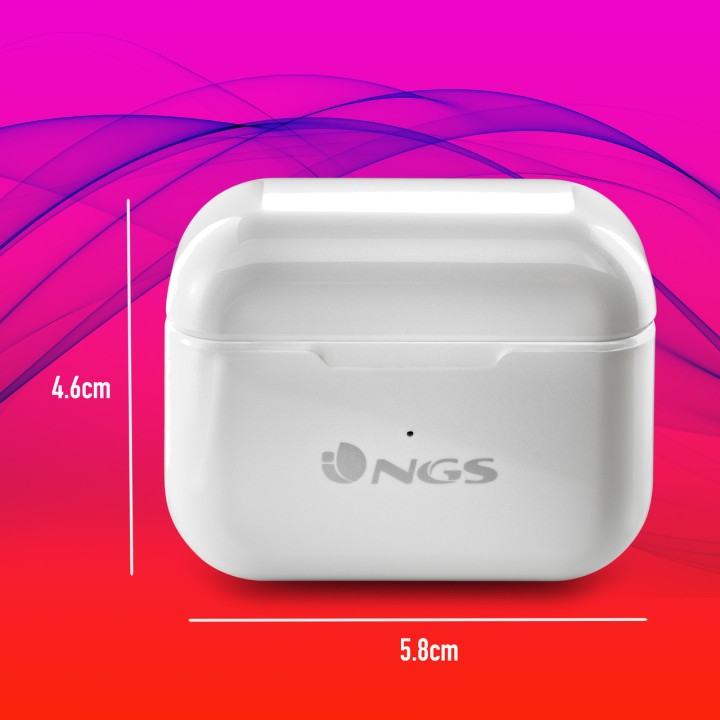 NGS Ασύρματα ακουστικά Bluetooth 5.1 με θήκη φόρτισης