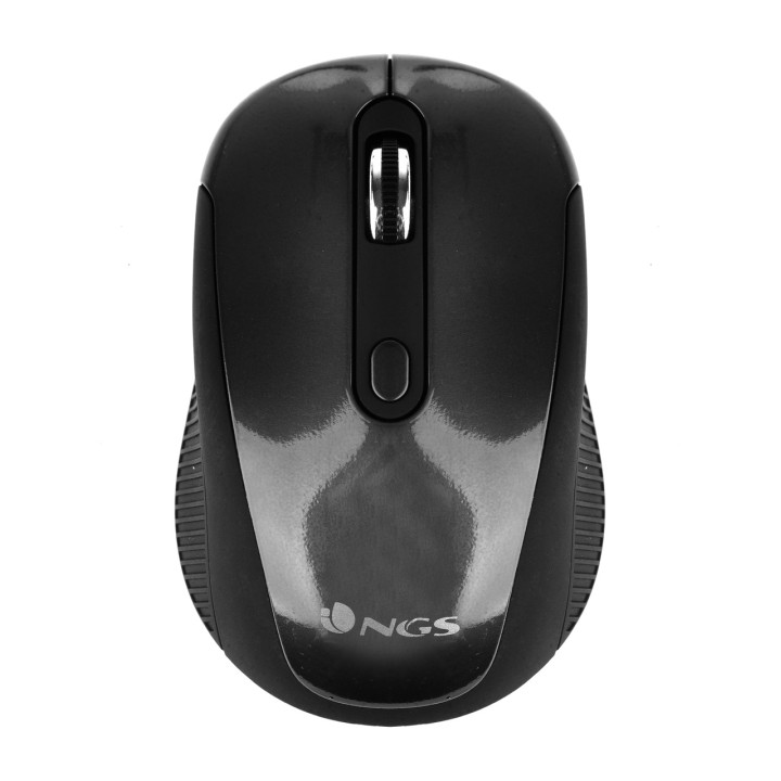 NGS 3-button optical wireless mouse with nano receiver HAZE