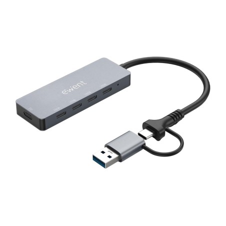 usb-c hub with 4 type-c ports ew1151 3.2 gen2