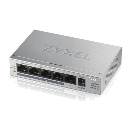5-port gigabit unmanaged switch with 4 poe ports gs1005hp