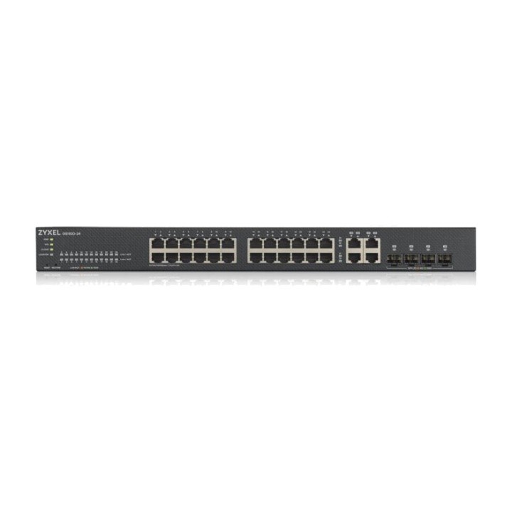 ZYXEL Switch gestionado de 24 puertos Gigabit para rack