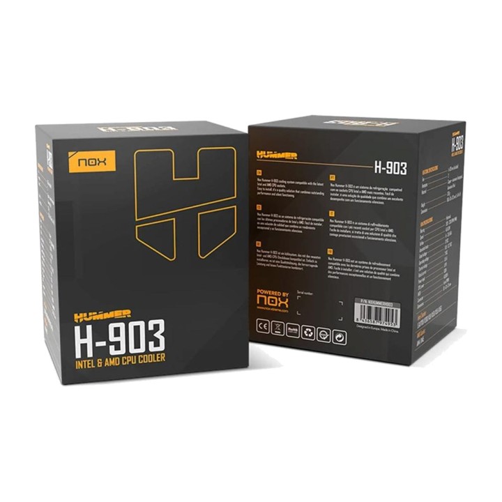 NOX Multisocket CPU cooler with fan HUMMER-H903 92MM