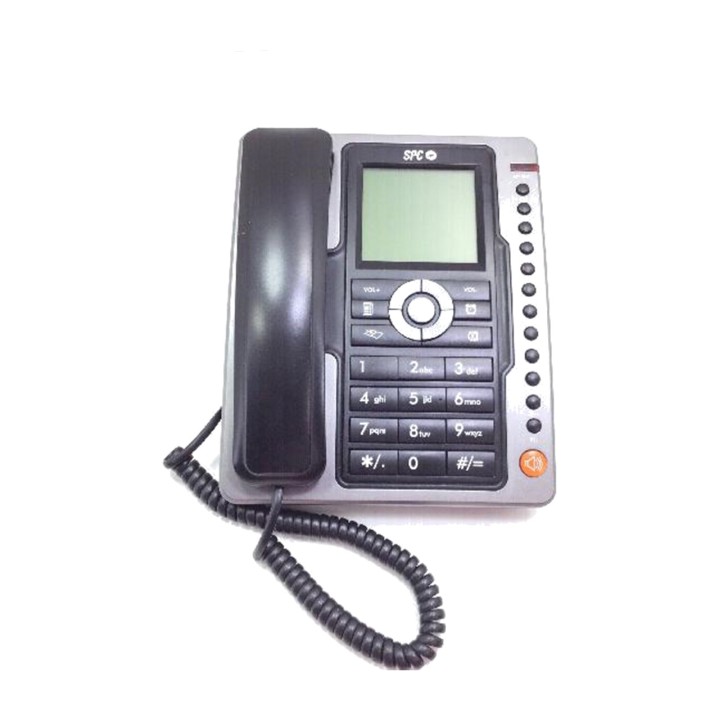 SPC Téléphone fixe avec 7 mémoires directes et fonction