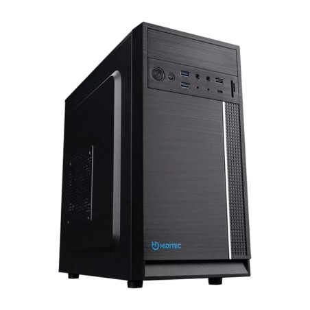 minitornipelikotelo tietokoneelle, usb-c ja korttilukija q5-pro micro-atx
