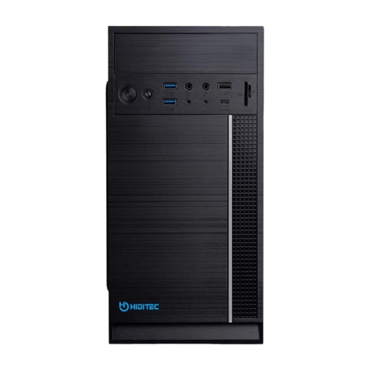HIDITEC Obudowa minitower do PC z USB-C i czytnikiem kart