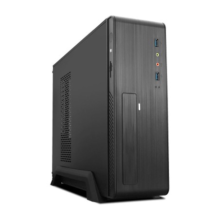 caja slim para pc con fuente y lector de tarjetas tqc-3006du3c micro-atx 500w