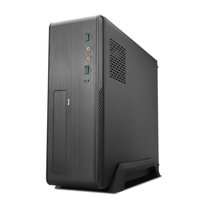TOOQ Caixa slim per a PC amb font i lector de targetes