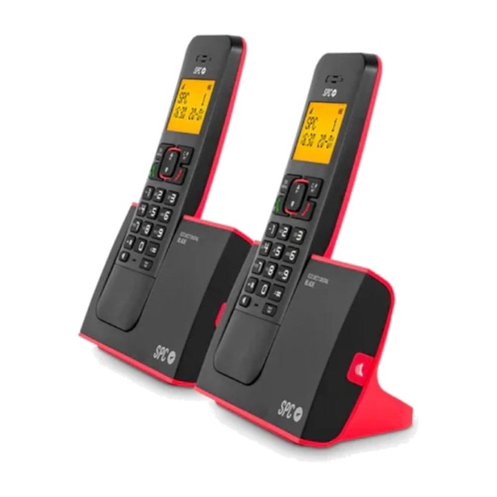 SPC Schnurlostelefon DECT mit zwei Mobilteilen, Telefonbuch