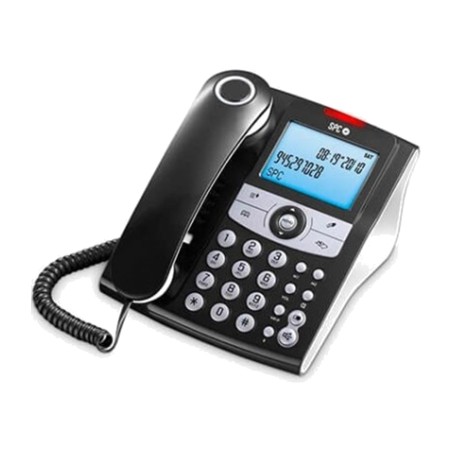 téléphone fixe avec identification de l’appelant, écran rétroéclairé et fonction mains libres elegance-id 3804