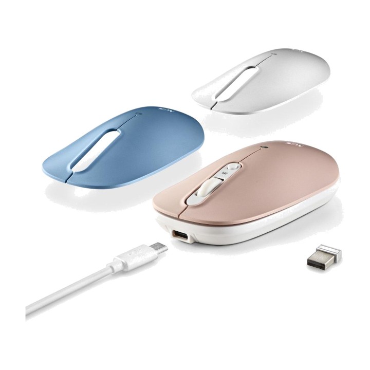 NGS Souris sans fil rechargeable multi-appareils avec coques