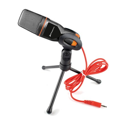 microphone multimédia avec câble jack pour ordinateur podcaststudio-3.5mm