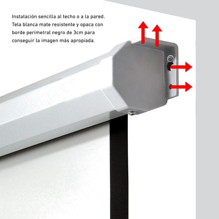 PHOENIX Foldable manual projection screen for wall and