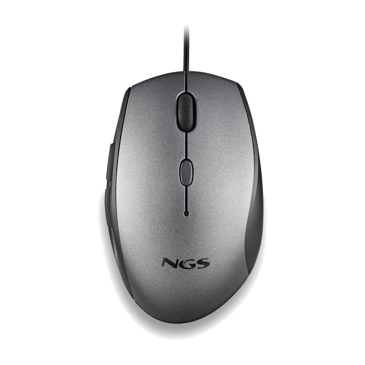 NGS Stille ergonomische muis met USB-kabel MOTH 1600DPI