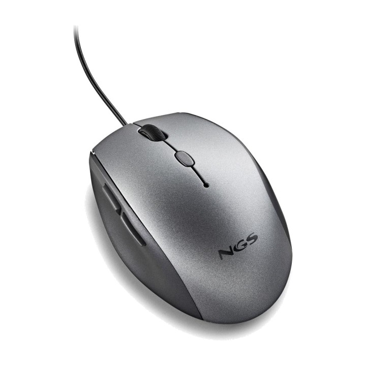 NGS Souris ergonomique silencieuse filaire USB MOTH 1600DPI
