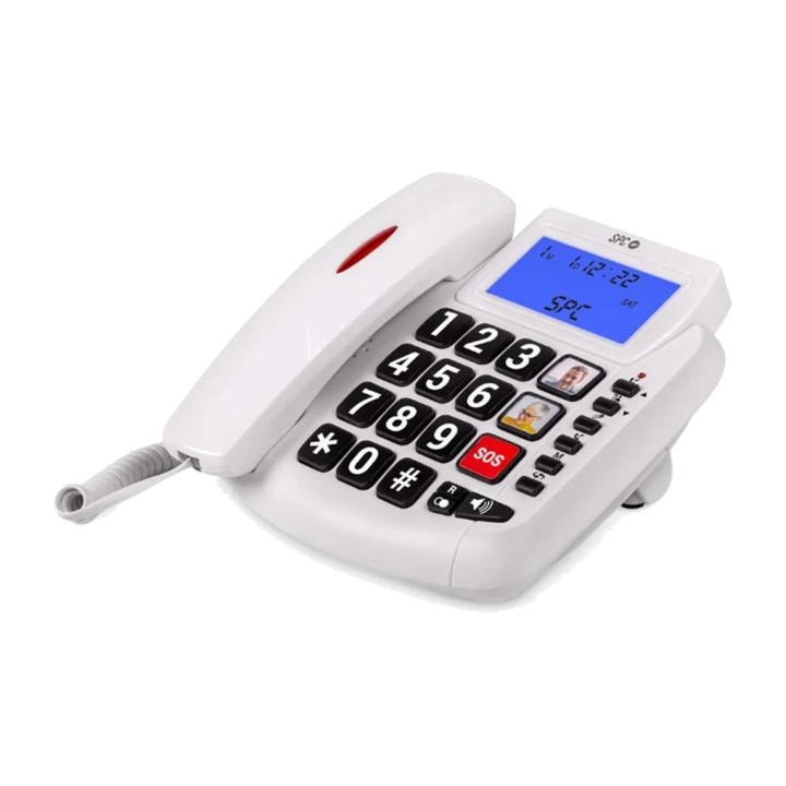 SPC Corded landline phone for seniors with large buttons and