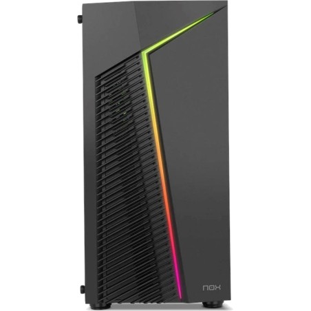 minitower gaming-datorchassi micro atx med härdat glas infinity-zeta argb gpu-310mm