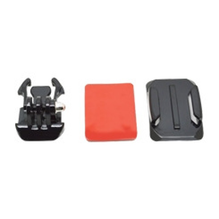 PHOENIX Supporto adesivo curvo per casco per action camera