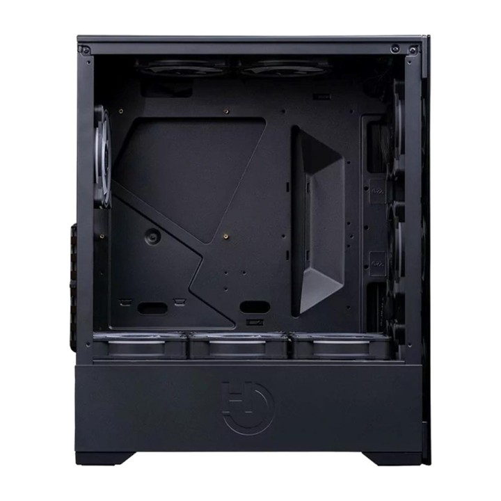HIDITEC Boîtier PC gaming ATX avec façade et panneaux