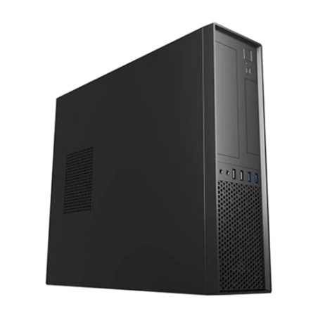 caja para pc de perfil bajo compatible con fuente tfx slim-micro-atx 85mm-disipador