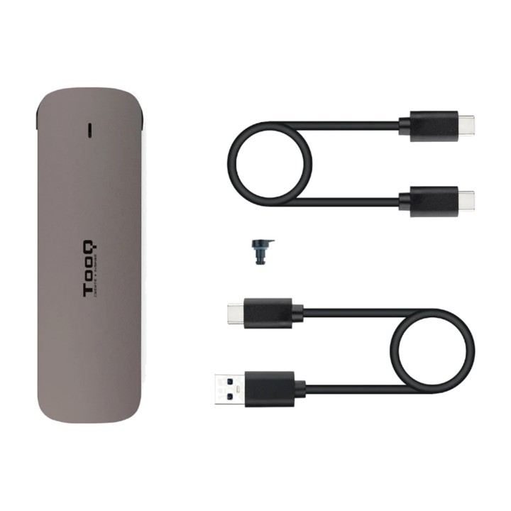TOOQ Aluminijasto zunanje ohišje USB-C za SSD M.2 SATA