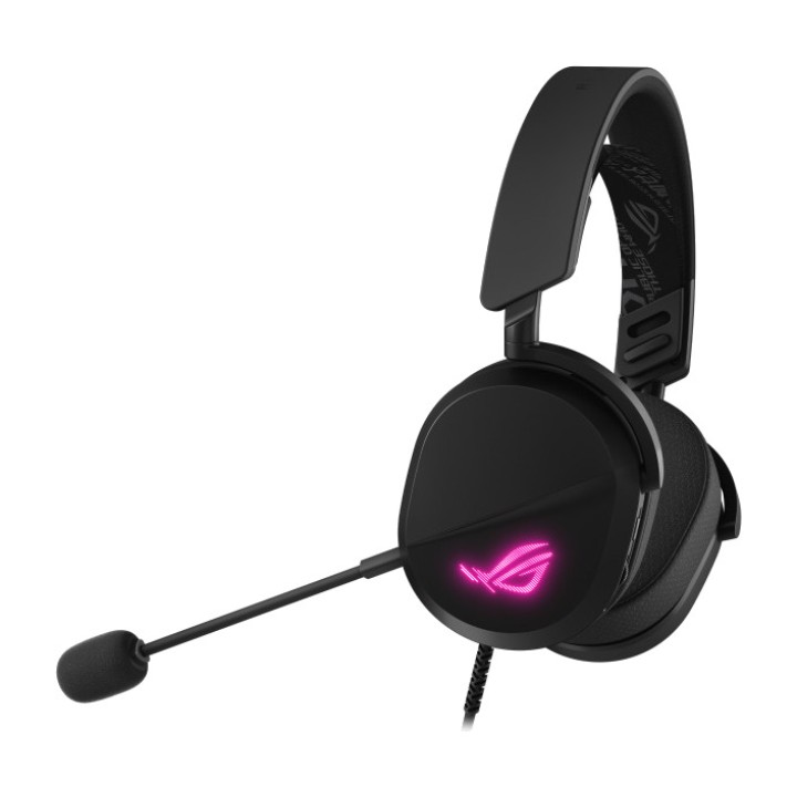 ASUS Fone de ouvido gaming com fio e microfone ROG PELTA