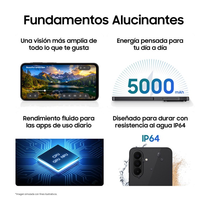 SAMSUNG Smartphone débloqué double SIM de 6,7 pouces