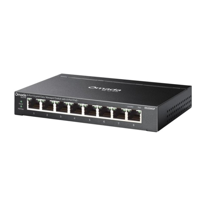 TP-LINK 8-port Gigabit managed switch with PoE+ OMADA