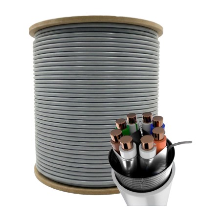 certified solid copper network cable reel s/ftp cat6a awg23 lszh fluke 305m phr-6202