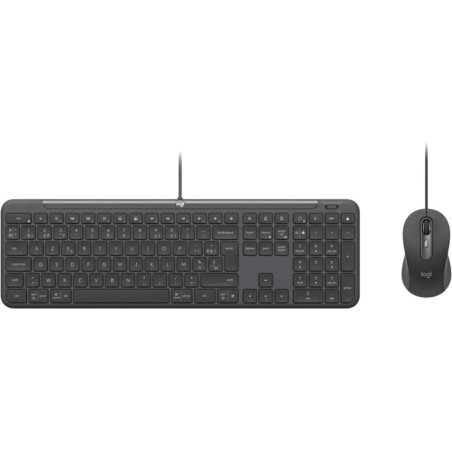 combo tastiera e mouse wireless ultrasottile in spagnolo signature-slim mk620 qwerty-es