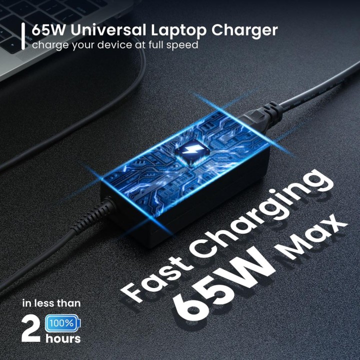EWENT Chargeur universel pour ordinateur portable avec