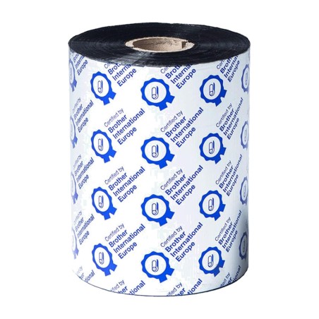 lot de 6 rubans transfert thermique cire/résine bsp1d600110 110mm x 600m