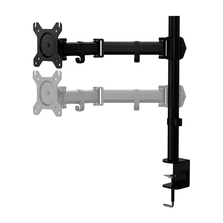 NOX Desk mount with clamp for monitors between 13 and 27