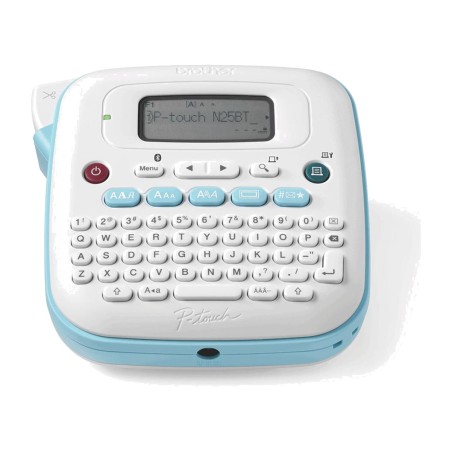 label maker with keyboard p-touch pt-n25bt 12mm-bluetooth