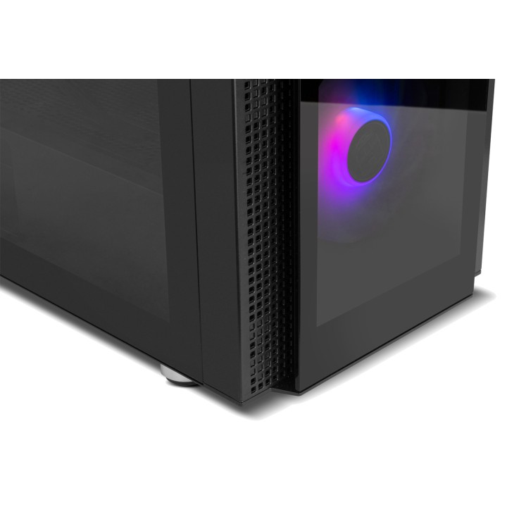NOX ATX mid-tower gaming computer case with tempered glass