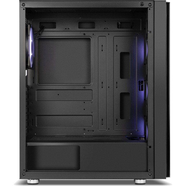 NOX Obudowa gamingowa semi-tower ATX z hartowanym szkłem i