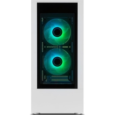caja de ordenador gaming semitorre atx con cristal templado y ventiladores argb hummer-nemesis gpu-350mm