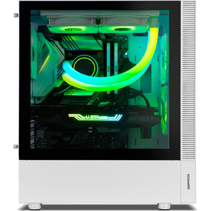 NOX Obudowa gamingowa semi-tower ATX z hartowanym szkłem i