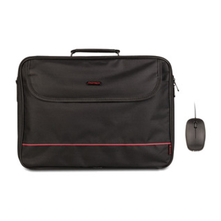 NGS Borsa per laptop da 16 pollici con mouse ottico