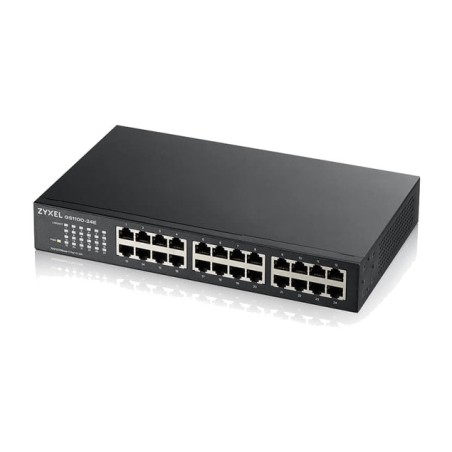 switch gigabit non gestito a 24 porte gs1100-24e v3
