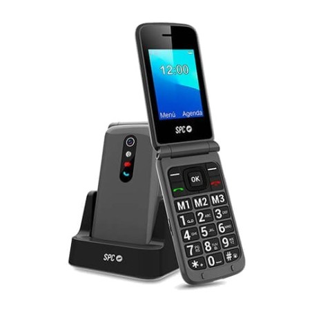 flip mobile phone for seniors with charging base and sos button stella-2 2326 2,4"
