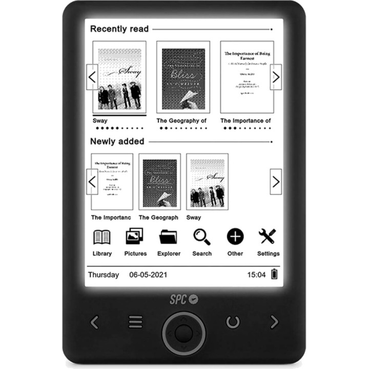 SPC Lettore di libri elettronici con schermo illuminato