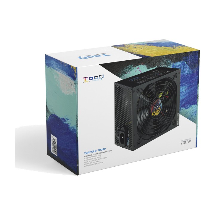 TOOQ ATX-strømforsyning med aktiv PFC TQAPOLO-700SP 700W