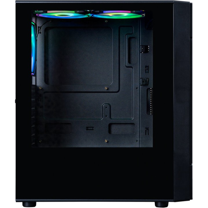 HIDITEC Caja gaming ATX para PC con 4 ventiladores