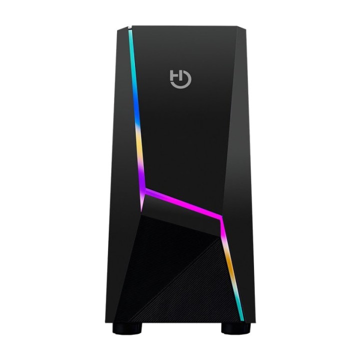 HIDITEC Caja gaming ATX para PC con frontal ARGB y ventana